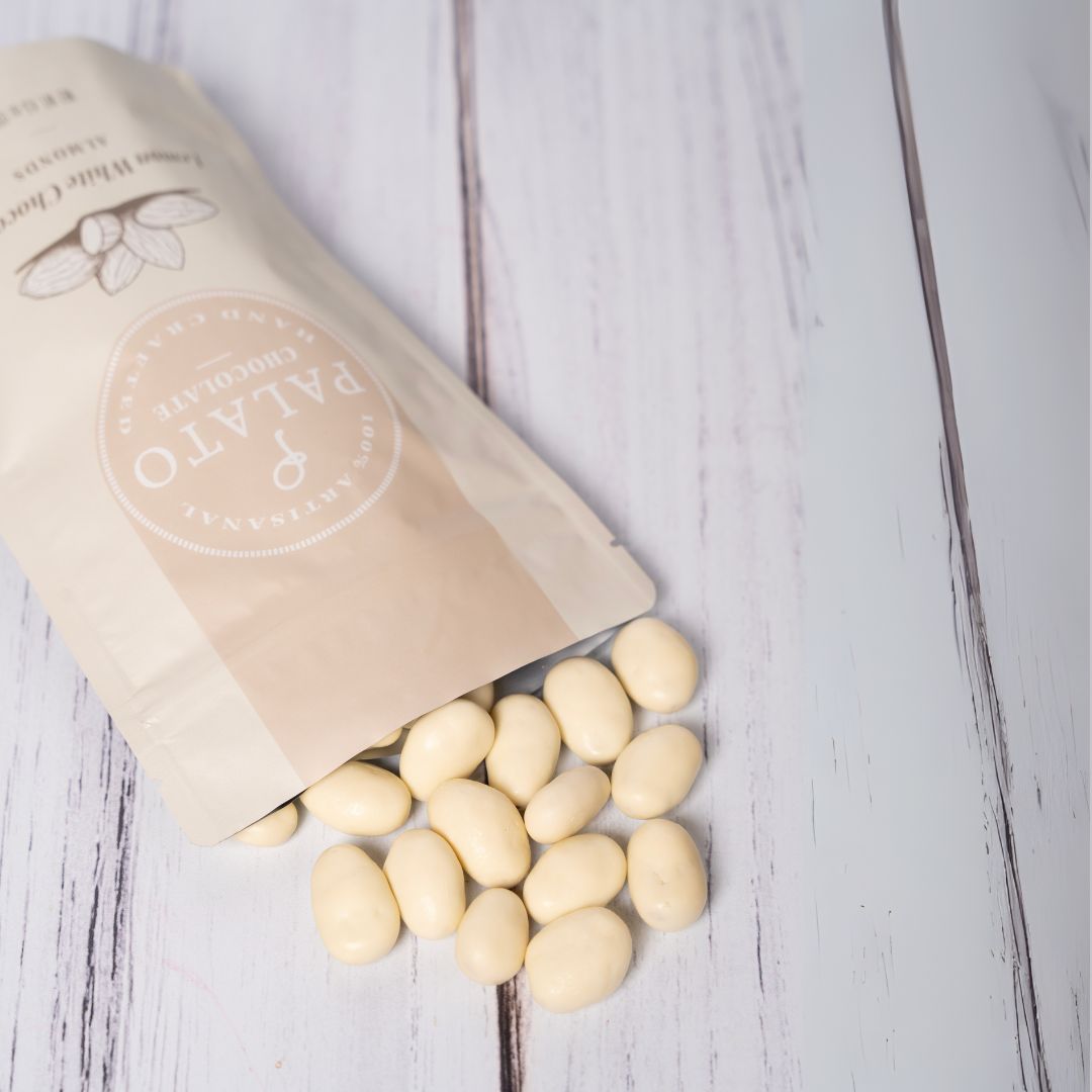 Almonds Covered in White Chocolate w/ Lemon