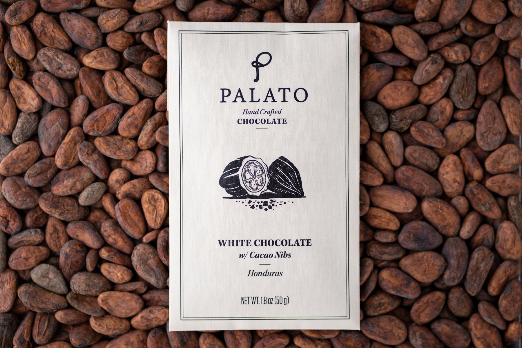 White Chocolate w/ Cacao Nibs